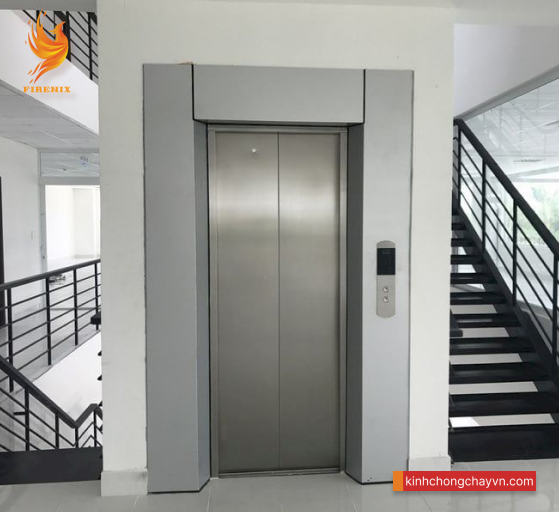 yêu cầu kỹ thuật đối với cửa tầng thang máy chống cháy