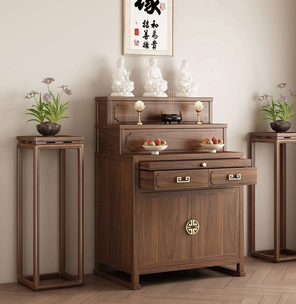 Phòng thở hiện đại với màu gỗ