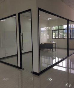 Vách kính chống cháy EI120 phút ngăn phòng