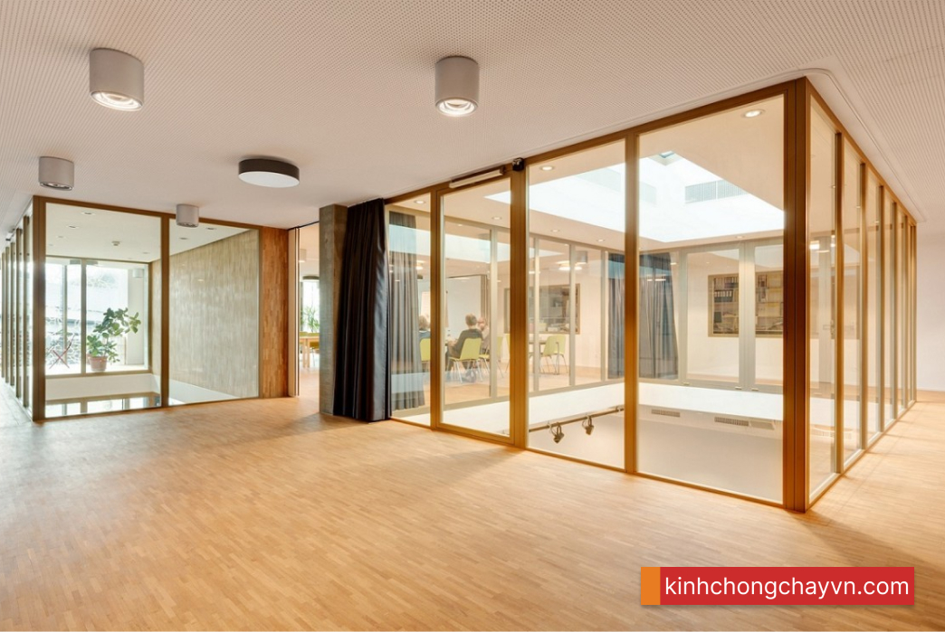 Ứng dụng tuyệt vời của kính chống cháy