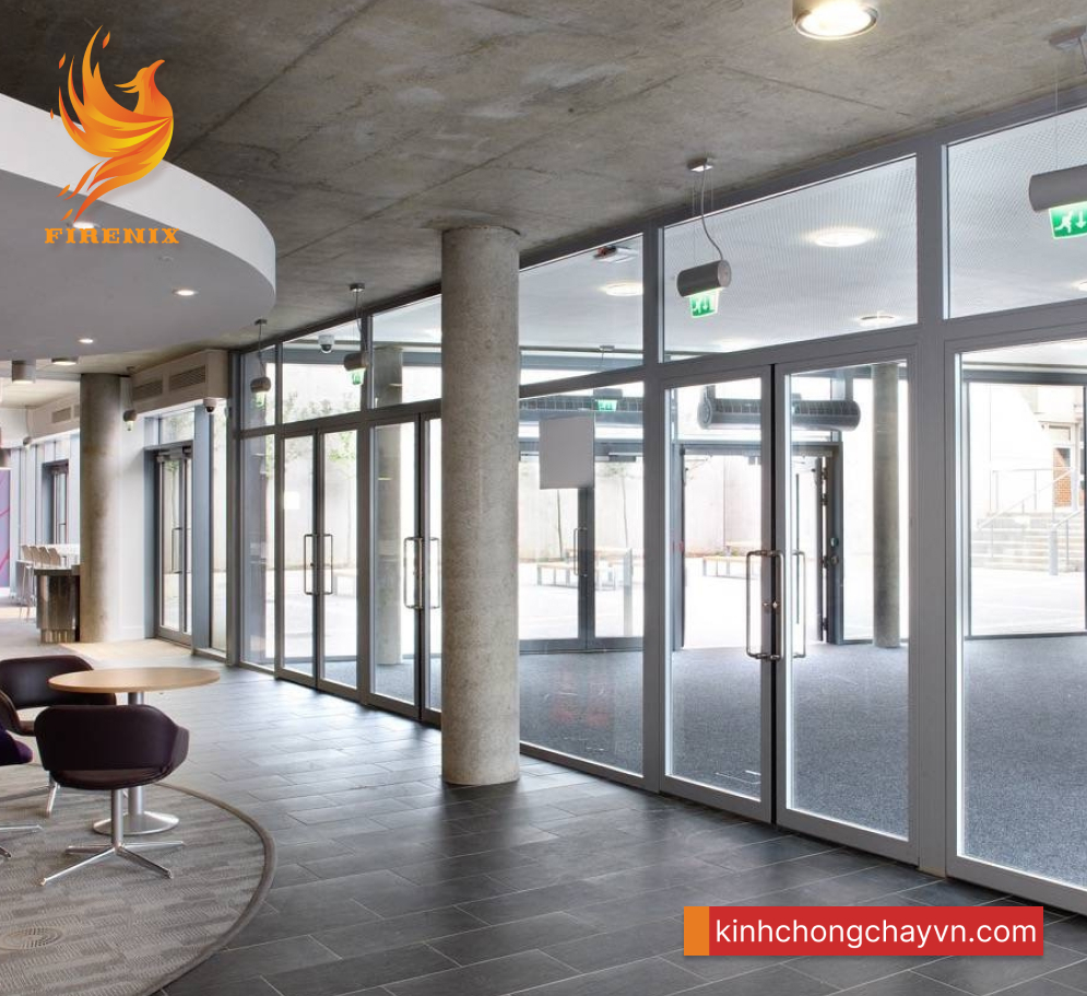 Giải pháp an toàn với kính chống cháy E30 - Kính chống cháy Firenix