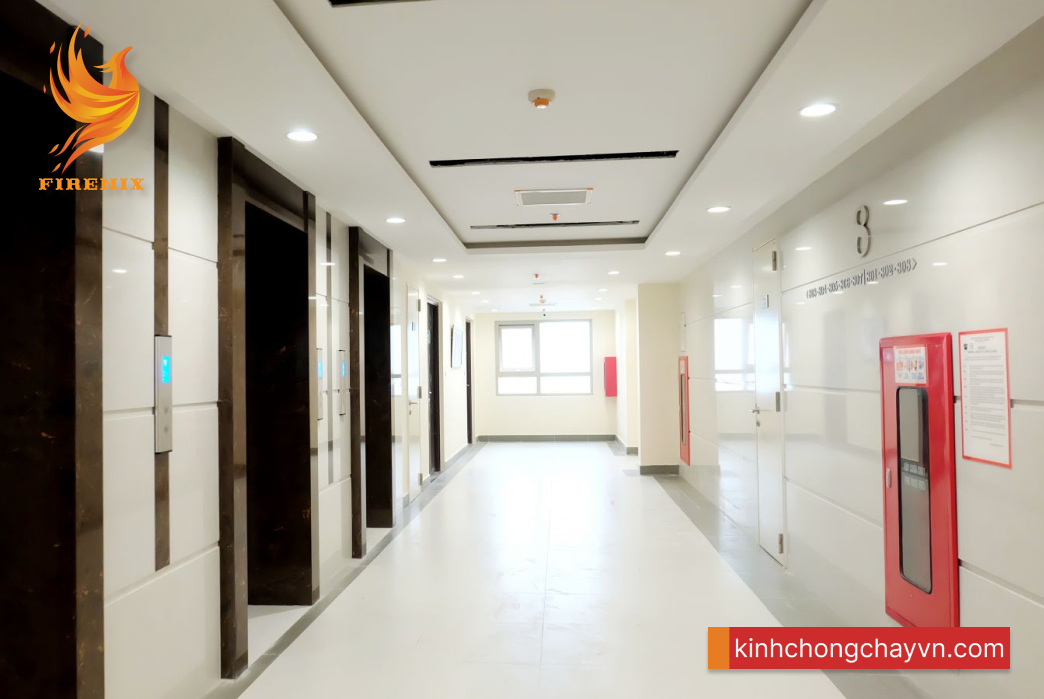 Hệ thống cảnh báo cháy cho tòa nhà chung cư - Kính chống cháy Firenix