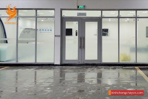 Cửa kính chống cháy trong tòa nhà cao tầng - KCCC Firenix