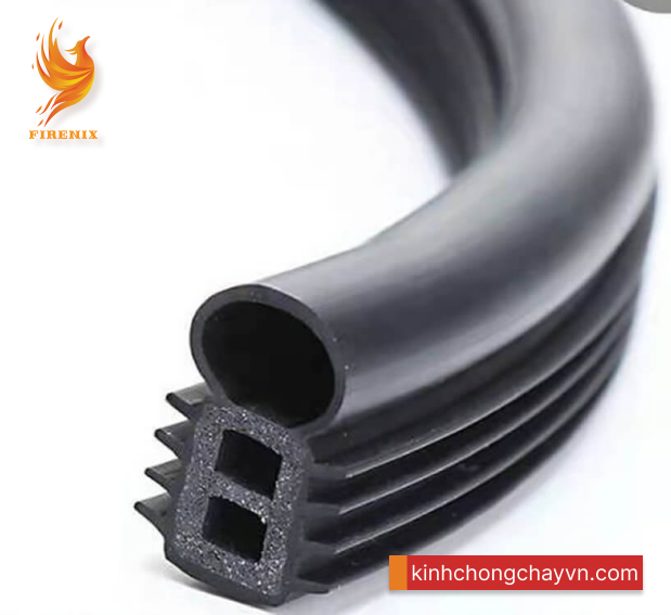 Gioăng cao su cho cửa và vách kính chống cháy - Firenix