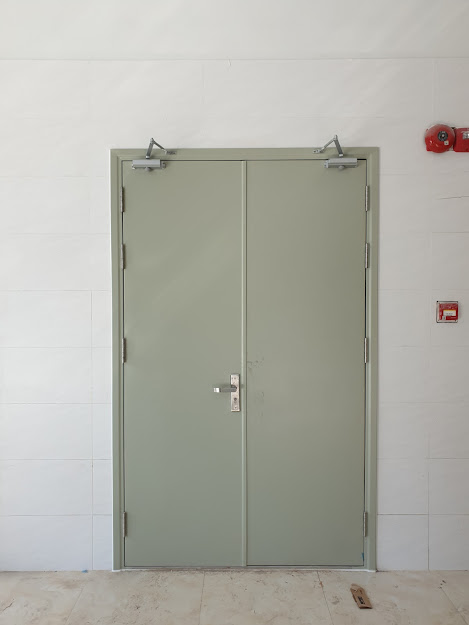 Cửa thép chống cháy 60 phút có 2 cánh